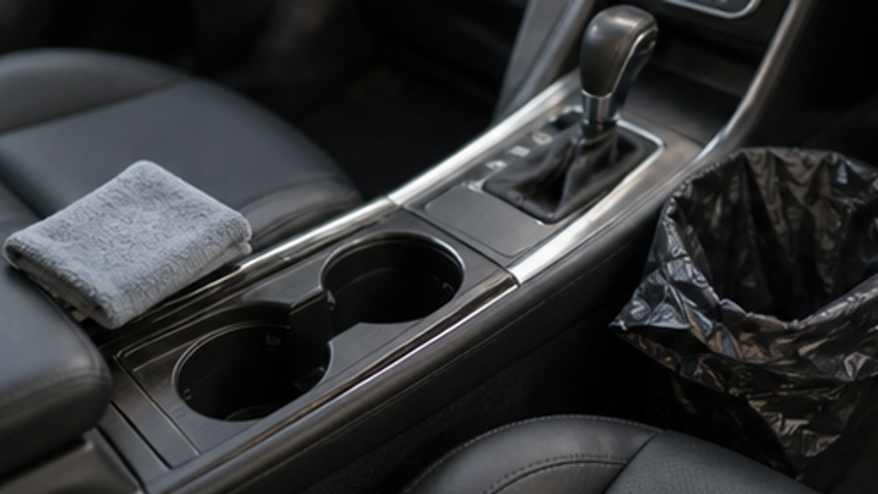 How to Clean a Car Console