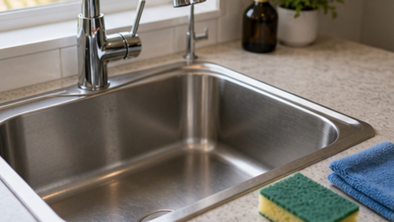 How to Clean a Sink in Two Minutes
