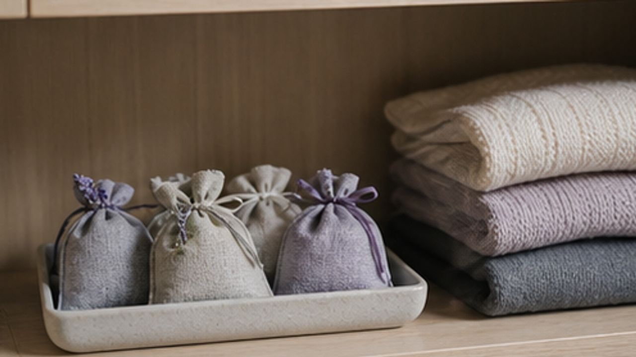 How to Prepare a Wardrobe Fragrance Sachet Refresh Tray