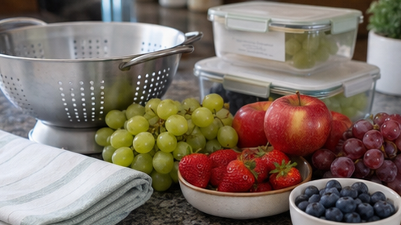 How to Prep Weekly Washed Fruit Boxes